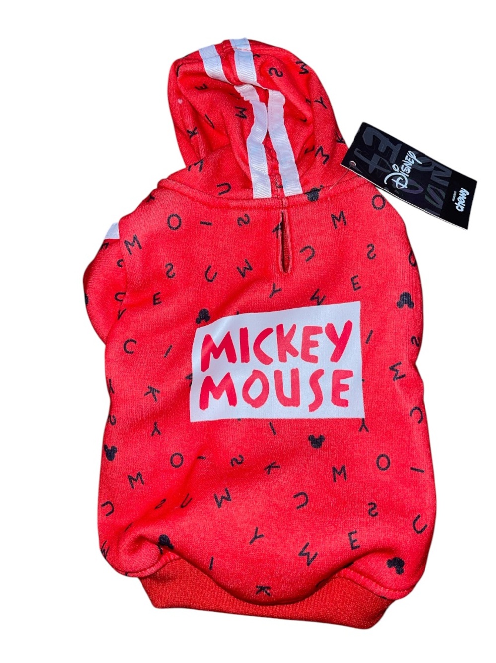 Disney Mickey Mouse Hooded Pet Apparel Size X-Small